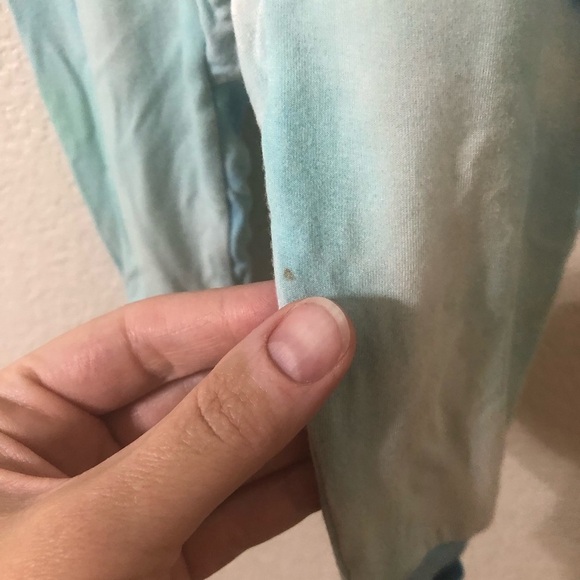 Little Sleepies Tidepool Tie-Dye Zippy Sleeper in Blue & Green - Size 3-6 Months - Picture 6 of 6